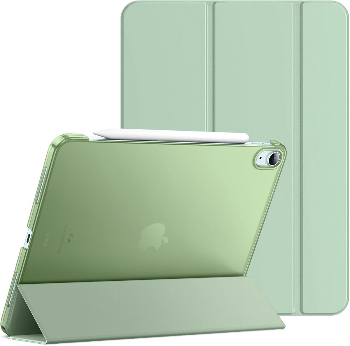 IPad Air 11 Zoll Hülle – Stoßfest, Mit Drehbarem Ständer, Transparent, Kompatibel Mit M3/M2/5./4. Generation