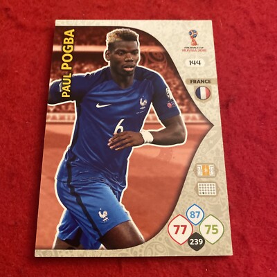 2018 Paul Pogba Panini Adrenalyn XL FIFA World Cup #144 | eBay