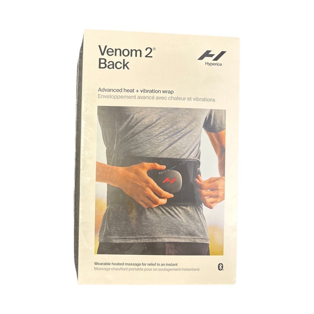 Hyperice Venom 2 Back Massage Belt Black (22000 00100) 810050282628