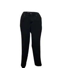 Classic Black Straight Leg Pants Gloria Vanderbilt Size 6 Short