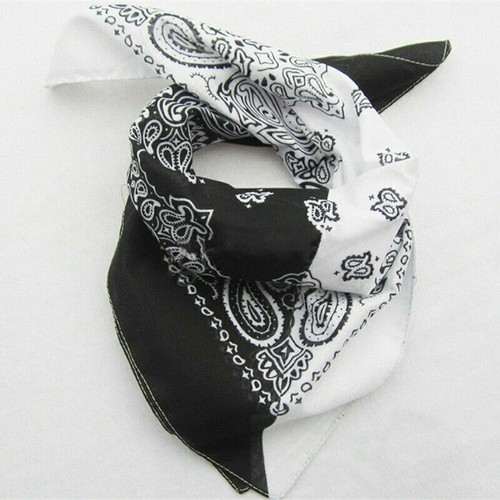 Hip Hop Cotton Paisley Bandanas Doppelseitiger Kopfpackschal J5Z4 Armband New N1 - Picture 2 of 9