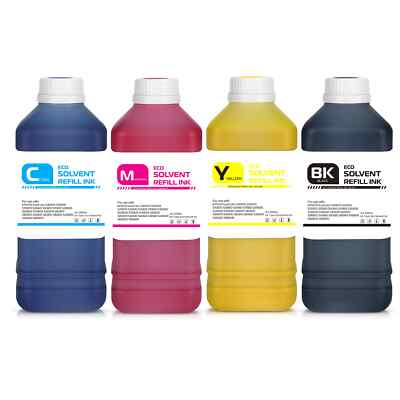 1000ML Eco Solvent Ink For EPSON S30670 S70610 S30600 S50600 S70600 S80670 