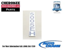 Auto Crane 360839000, Decal 5005EH