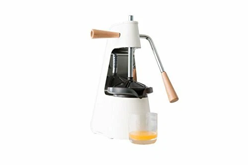 Chef'n 102-221-358 Fresh Force Tabletop Citrus Press, 2.3, White/Stainless/Wood
