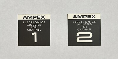 Ampex ATR-100 Series - Labels, I/O Module and Frame (Set of 4) - ATR-102