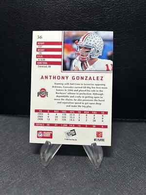 2007 Press Pass SE #36R Anthony Gonzalez Gold | eBay