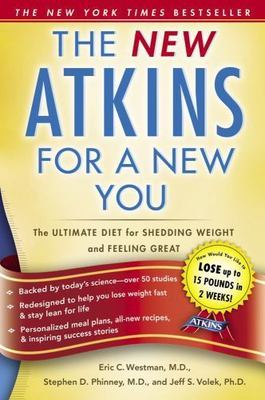 New Atkins for a New You: The Ultimate Di- Eric C Westman, 1439190275, paperback