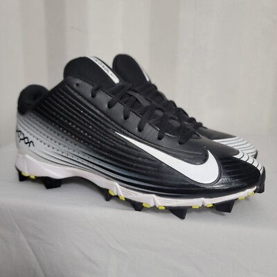 Nike Vapor Keystone 2 Low Stealth Baseball Cleats Black White Mens Size US 10 Nike Vapor Keystone 2 Low Stealth Baseball Cleats Black  main image 2