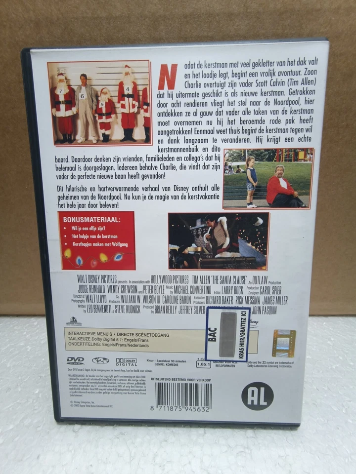 {DVD} The Santa ClausE, (2002, PAL, Region 2) CIB! - Image 2 of 4