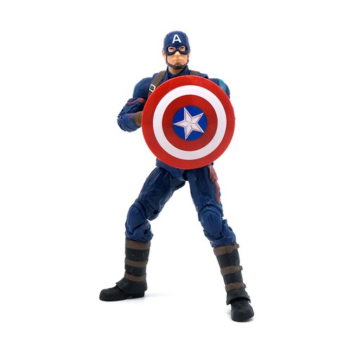 ZD Toys Marvel Avengers Captain America Action Figure PVC Model Toy Kids Gift - Picture 5 of 12