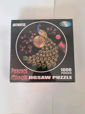Peacock Clock Jigsaw Puzzle 1000 pieces Marvelous Monkey Toys