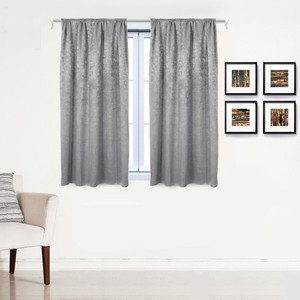 vorhang blickdicht kr�uselband grau