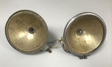 1930s 1940s Fog King Lamp Co. Fog Lights Pair Gm Ford Pontiac Cadillac T38