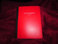 Staples COMPOSITION WIDE RULED PAPER 7.5x9.75" opened see description office 