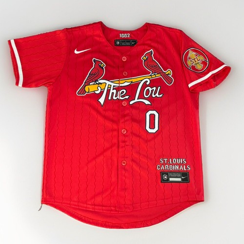 Youth S Fully Embroidered Masyn Winn 0 St Louis Cardinals City Connect