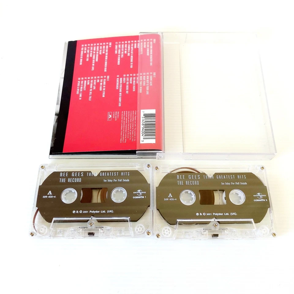 Bee Gees - Bee Gees Greatest Hits The Record - Cassette Tape Twin Pack | 2001 - Image 4 of 4