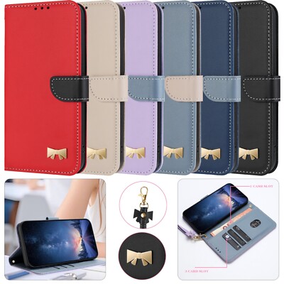 For iPhone 17 16e 15 14 Plus 13 12 11 Pro Max Card Wallet Stand Flip Phone Case