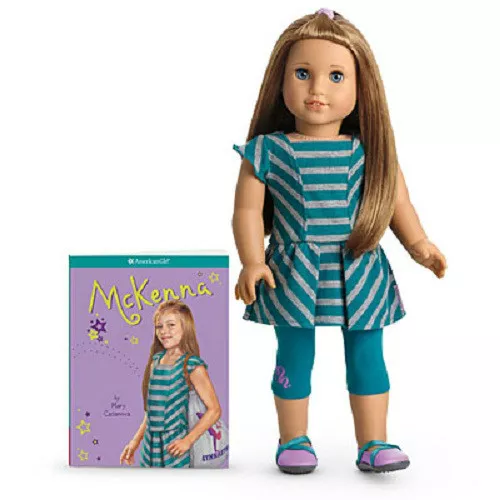 American Girl MCKENNA DOLL + McKenna's Yellow PERFORMANCE OUTFIT