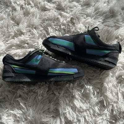 Deadstock Union LA x Nike Cortez SP Off Noir/Neptune Green UN/LA SZ 10.5