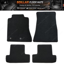 2005-2014 For Ford Mustang Replacement 1st 2nd Row Floor Mats Carpet Velour