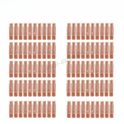 20/100pcs 15AK MB15 MAG MIG Torch Contact Tip M6x25mm For Binzel MIG GUN