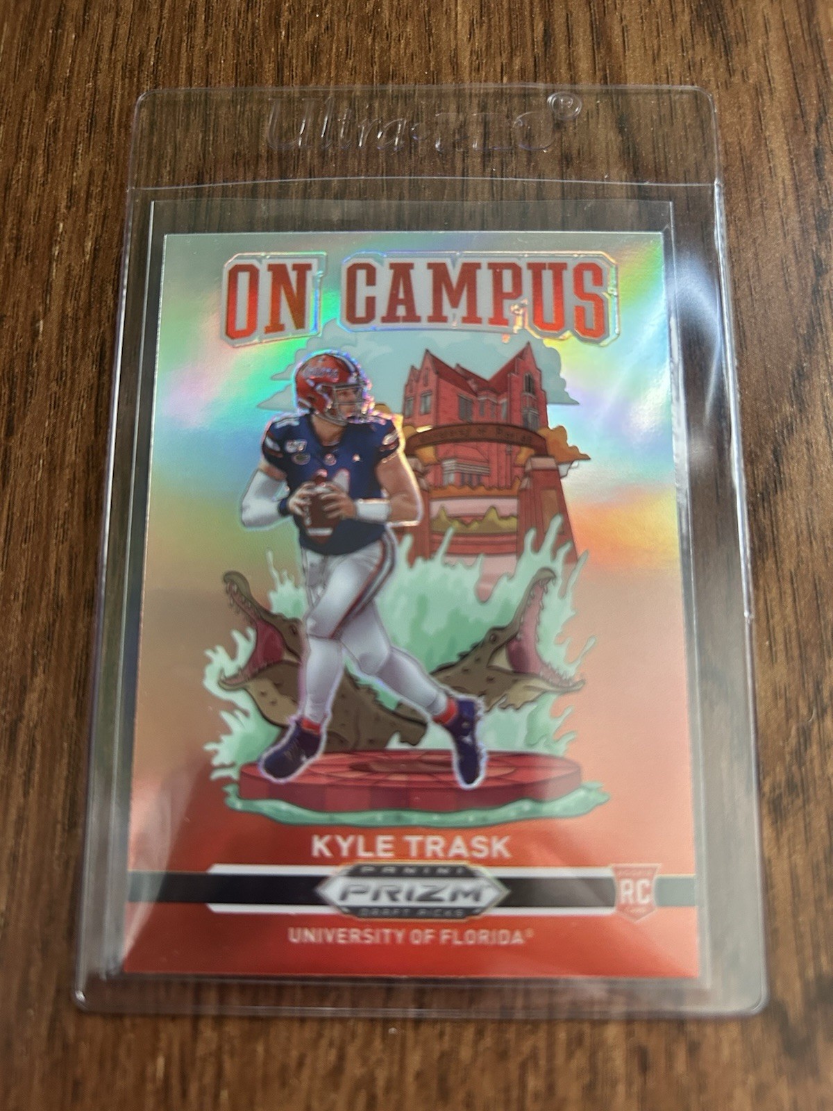 2021 Panini Prizm Draft Picks Kyle Trask On Campus Case Hit (RC) Florida Gators