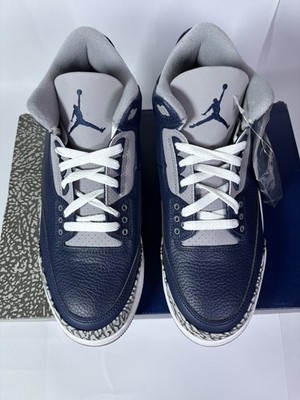 Size 10.5 - Jordan 3 Retro Blue for sale online | eBay
