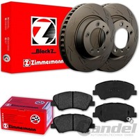 Zimmermann Sport Bremsscheiben 256Mm + BelÄGe Vorne Passend FüR KIA RIO 4 YB