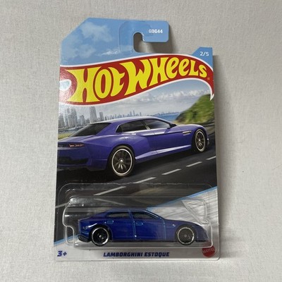 Hot Wheels 2022 Luxury Sedans Lamborghini Estoque Blue 2/5 HDH13 GDG44 On Card