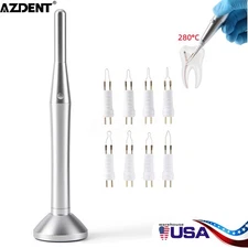 Cordless AZ Dental Gutta Percha Cutter Tooth Gum Cut off with 8pcs Heated Tips