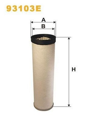 WIX FILTERS 93103E Sekundärluftfilter für ZETOR Forterra für DEUTZ-FAHR AGROTRON