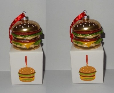 2x Big Mac Weihnachtskugel Christbaumkugel NEU 2025 McDonalds
