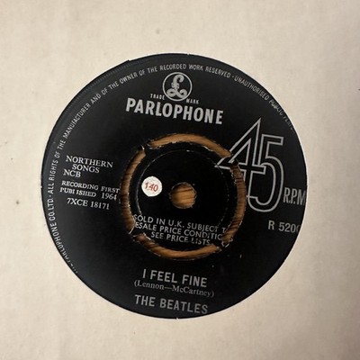 The Beatles   I Feel Fine - Vinyl 7'' Single 45 UK - VG