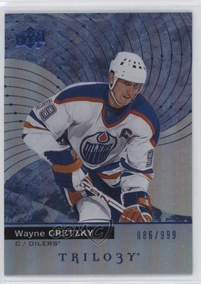 2017-18 Upper Deck Trilogy Blue Foil 86/999 Wayne Gretzky #50 HOF 2rd