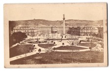 Fotografie L. Bosbeuyer´s, Bad Cannstatt, Ansicht Stuttgart, der Schloßplatz mi 