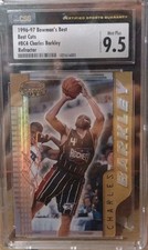 1996-97 Bowman’s Best Cuts Charles Barkley Refractor Die Cut HOF #BC4 CSG 9.5