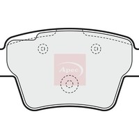 Apec BremsbeläGe Hinten FüR Peugeot 207 WA WC 2006-2015 Mit Feder