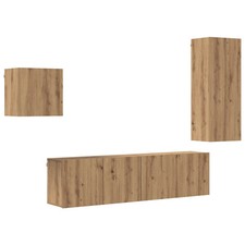 Meuble TV mural moderne 40,5 x 30 x 102 cm accessoires tendance espace épuré en