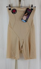 Maidenform Women's Shapewear High-waist Thigh Slimmer Tummy Control Beige Size S