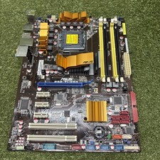 ASUS P5QC motherboard LGA775 P45 2*DDR3 4*DDR2 8/16G ATX !! Untested Read Below