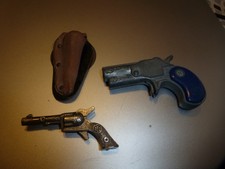VTG ROY ROGERS TEXAN  1 Zee Gambler Toy Cap Guns Lot READ ISSUES 