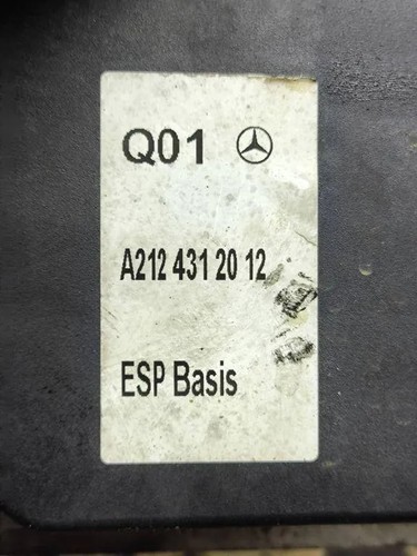 MERCEDES-BENZ E W212 ABS Hydraulikblock A2124312012 3.00 Diesel 170kw 33114379