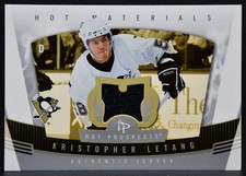 2006-07 Fleer Hot Prospects Materials Kristopher Letang HM-KL Penguins RC Jersey