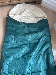 Halfords Green Sleeping Bag Comes Rolled Up In Bag