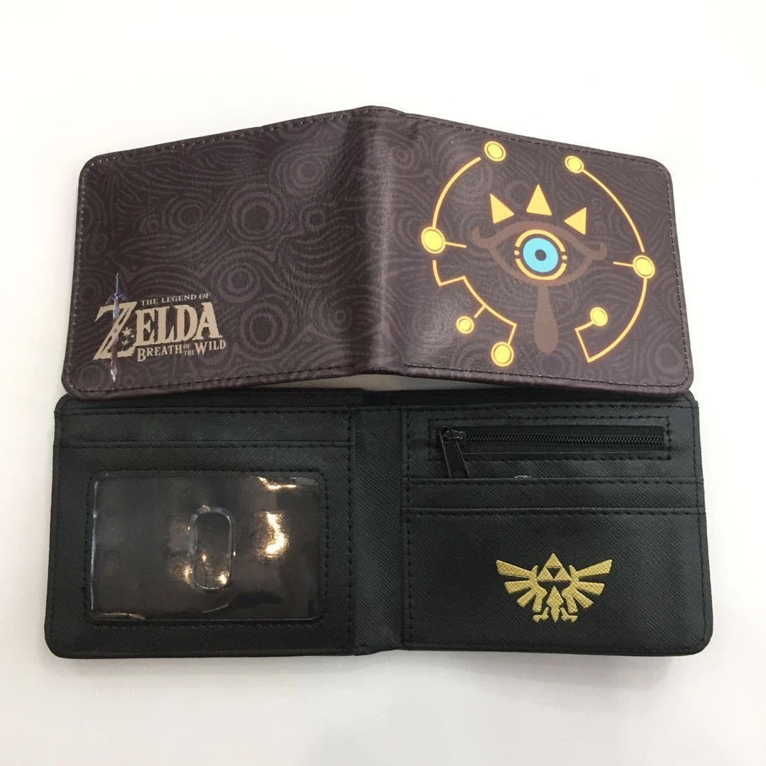 Zelda Tears Of The Kingdom Legend Of Zelda Triforce Portemonnee - Gouden Reliëf Bi-Fold Met Muntenvak & Kaarthouders, Officiële Merchandise Legend Of Zelda Triforce Reliëf Cadeau Voor Gamers