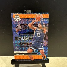 2024-25 Panini Mosaic Ja Morant Give and Go Orange 22/75