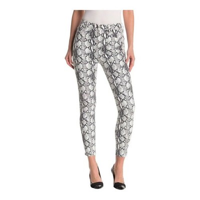FRAME Denim Ali High Rise Python Snake Print Cigarette Jeans Sz 26 NWT