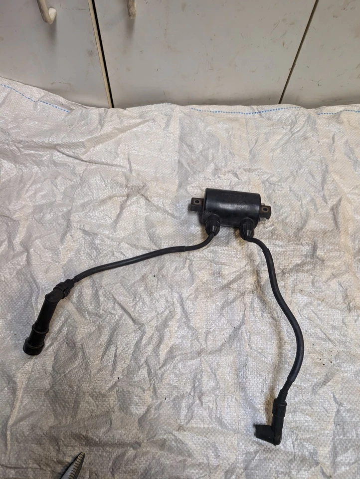 1989 KAWASAKI Vulcan 750 oem VN700 VN750 front ignition coil spark wire ZC016-TP - Image 4 of 4