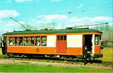 Connecticut Electric NH to VT, Combination Car #16 Trolley Bus  by Wason Car Co
