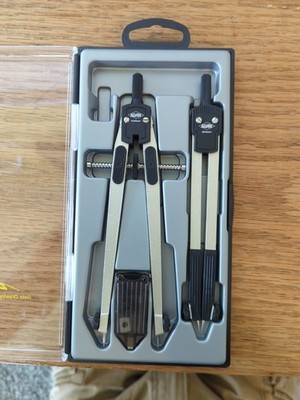 Alvin Precision Drawing Set Q407KA Quick Action Silver in Case Germany